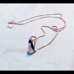 Sterling silver penguin pendant necklace